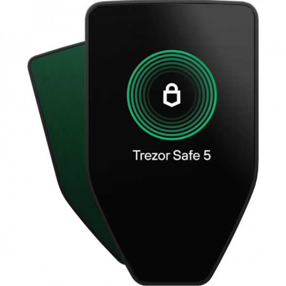 Аппаратный криптокошелек Trezor Safe 5, Green Beryl в Омске