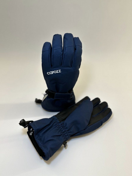 Перчатки горнолыжные сноубордические Copozz (синий, M) в Омске