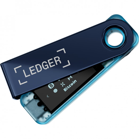 Криптокошелек Ledger Nano S Plus 1 шт., Neptune Blue в Омске