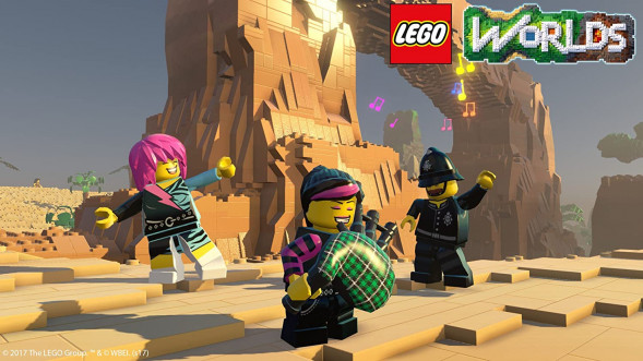 Игра LEGO Worlds [PS4, английская версия] в Омске