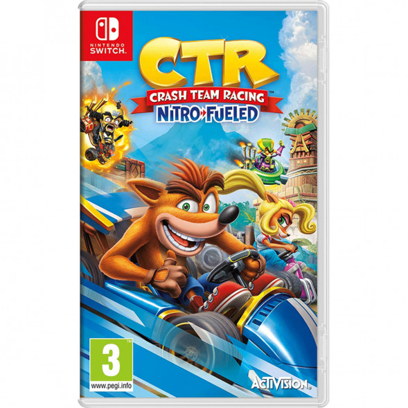 Игра Crash Team Racing Nitro-Fueled для Nintendo Switch, картридж в Омске