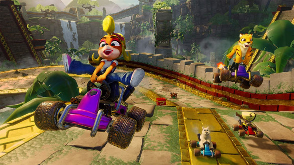 Игра Crash Team Racing Nitro-Fueled для Nintendo Switch, картридж в Омске
