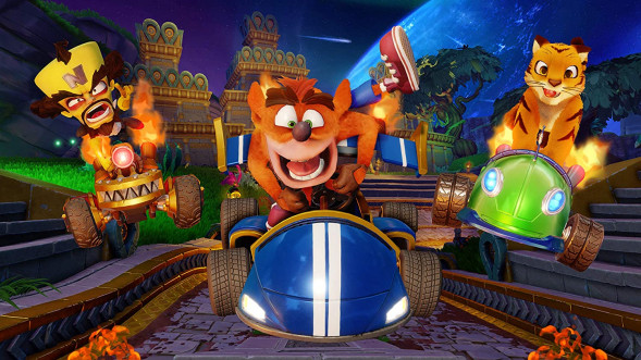 Игра Crash Team Racing Nitro-Fueled для Nintendo Switch, картридж в Омске