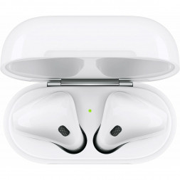 Беспроводные наушники Apple AirPods 2 (с зарядным футляром) MV7N2
