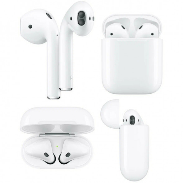 Беспроводные наушники Apple AirPods 2 (с зарядным футляром) MV7N2 в Омске