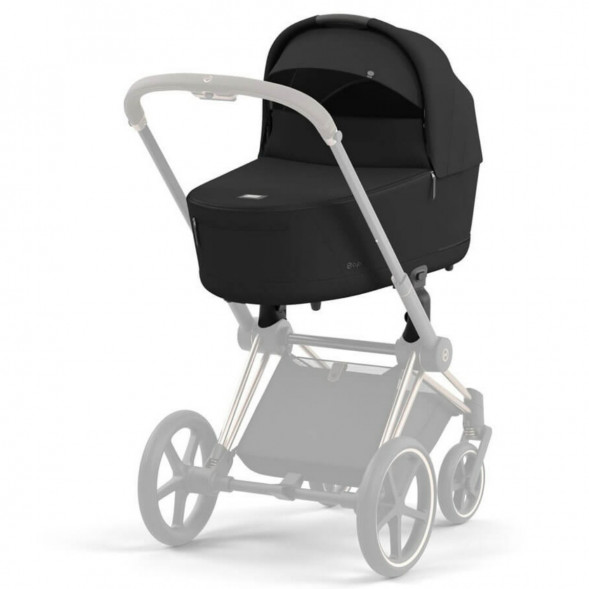 Коляска 2 в 1 Cybex Priam IV Sepia Black, шасси Rosegold в Омске