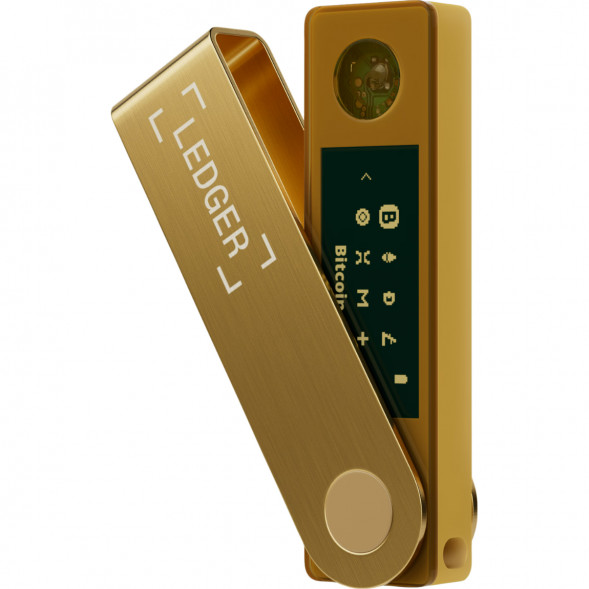 Аппаратный криптокошелек Ledger Nano X, Gold в Омске