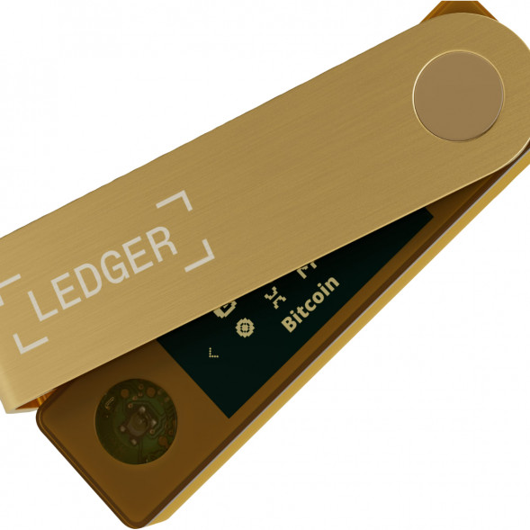 Аппаратный криптокошелек Ledger Nano X, Gold в Омске