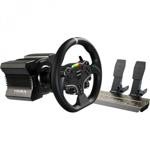 Игровой руль MOZA R5 Bundle (R5 Base, ES Wheel, SR-P Lite double Pedals，R5 Table Clamp) RS20 в Омске