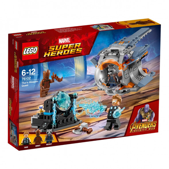 Конструктор LEGO Super Heroes 76102 Война бесконечности: В поисках оружия Тора в Омске