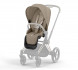 Коляска 2 в 1 Cybex Priam IV Cozy Beige, шасси Rosegold в Омске