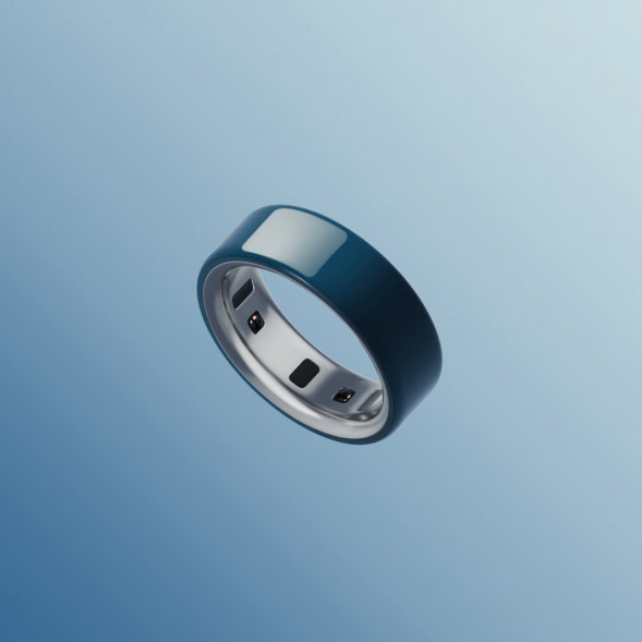 Умное кольцо Oura Ring 4 Ceramic (размер 15), Темная ночь/Midnight в Омске