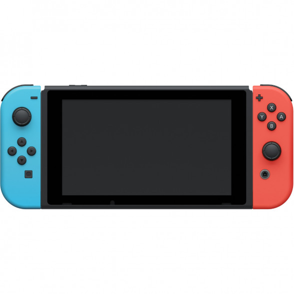 Игровая приставка Nintendo Switch OLED 64 ГБ, неоновый синий/неоновый красный в Омске