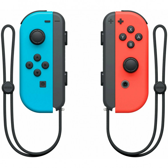 Игровая приставка Nintendo Switch OLED 64 ГБ, неоновый синий/неоновый красный в Омске