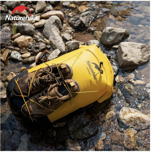 Герморюкзак Naturehike NH21FSB04 30 л, желтый в Омске