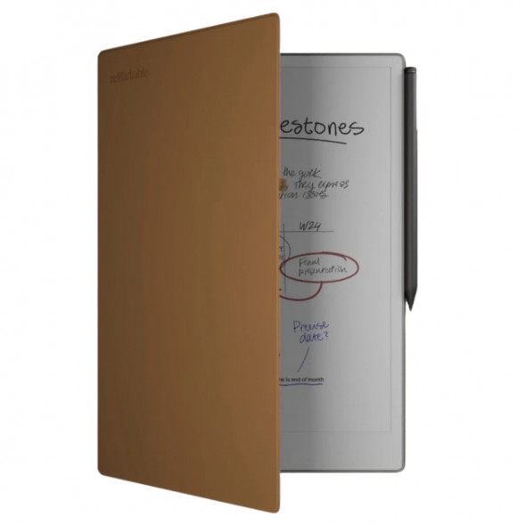 Чехол-книжка reMarkable Book Folio Premium Leather для reMarkable Pro, коричневый в Омске