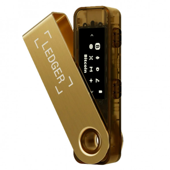 Криптокошелек Ledger Nano S Plus 1 шт., золотой в Омске