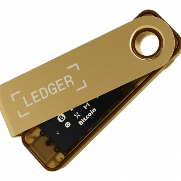 Криптокошелек Ledger Nano S Plus 1 шт., золотой в Омске