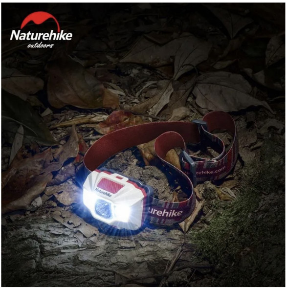 Налобный фонарь Naturehike TD-02, красный/белый в Омске