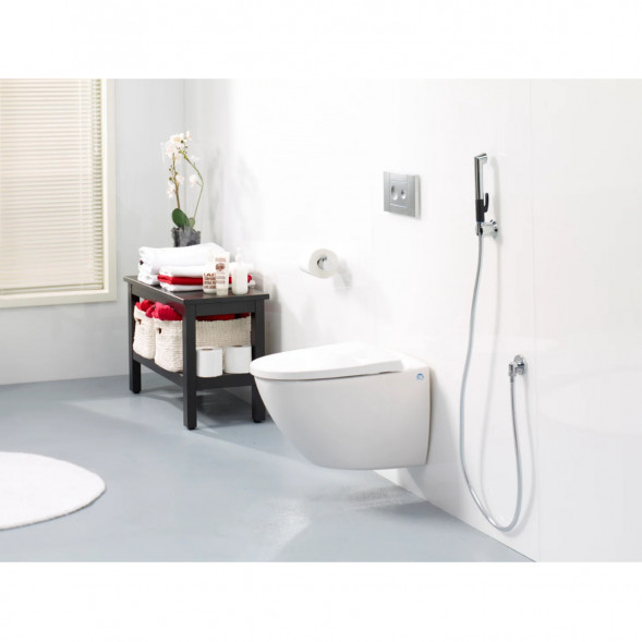 Лейка для гигиенического душа Oras Optima (272050), серебро/черный в Омске