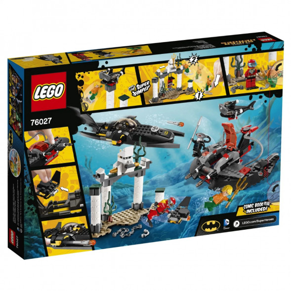 Конструктор LEGO Super Heroes 76027 Глубоководная атака Черного Манта в Омске