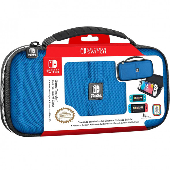 Чехол BIG BEN Deluxe для Nintendo Switch/OLED/Lite, синий в Омске