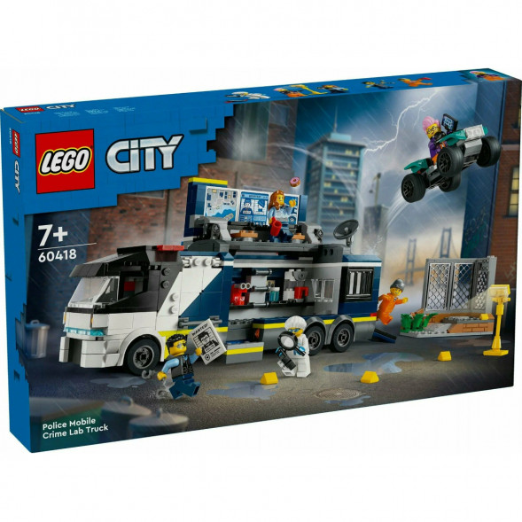 Конструктор LEGO City 60418 Полицейский грузовик криминалистической лаборатории в Омске