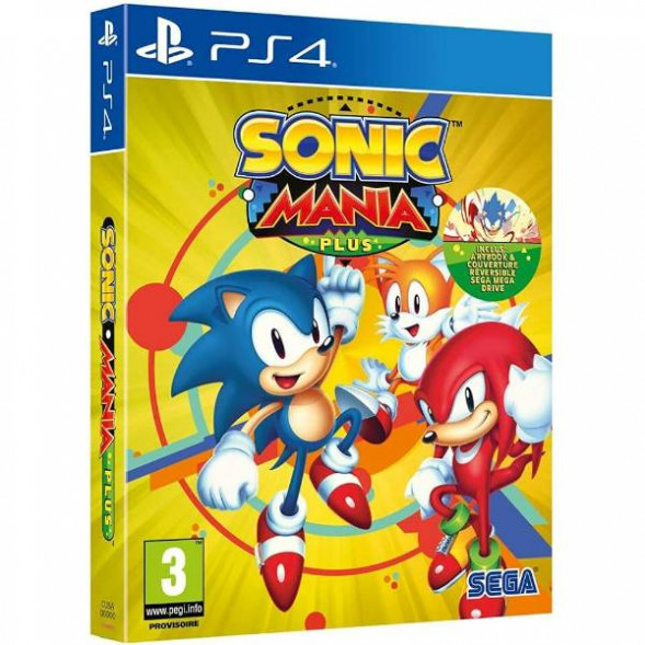 Игра Sonic Mania Plus (+ Артбук) [PS4, русские субтитры] в Омске