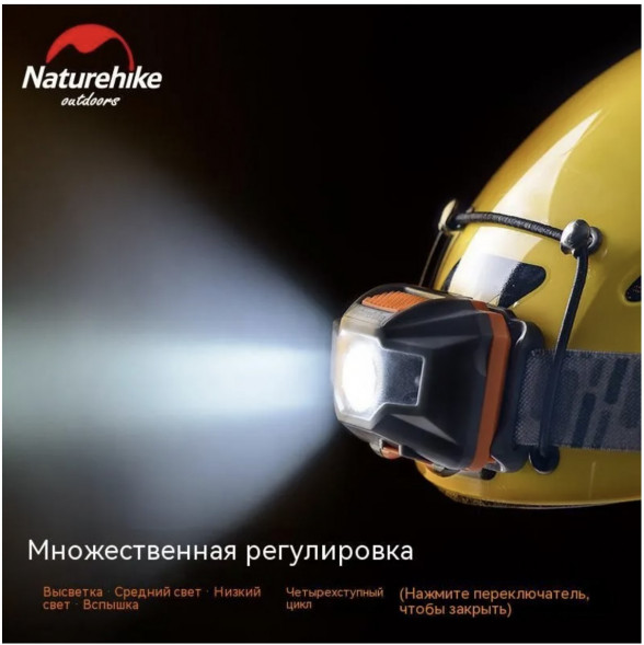 Налобный фонарь Naturehike TD-02, голубой в Омске