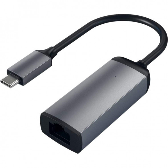 Адаптер Satechi USB-C - Ethernet ST-TCENM, серый космос в Омске