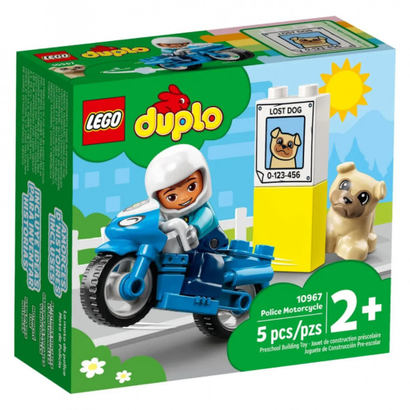Конструктор LEGO DUPLO 10967 Полицейский мотоцикл в Омске