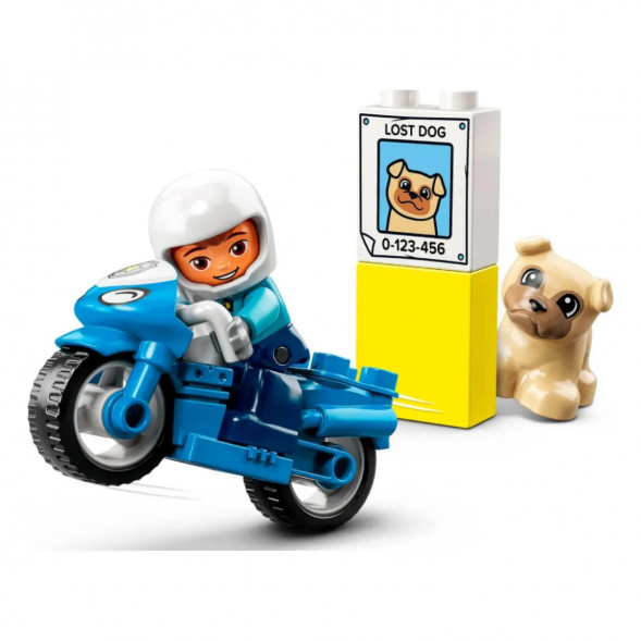 Конструктор LEGO DUPLO 10967 Полицейский мотоцикл в Омске