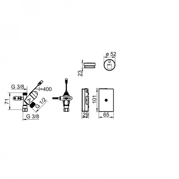 Электронный клапан для стиральной или посудомоечной машины Oras (272100) в Омске