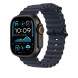 Ремешок Apple Watch 49мм Navy Ocean Band - Black Titanium Finish (MYPA3) в Омске