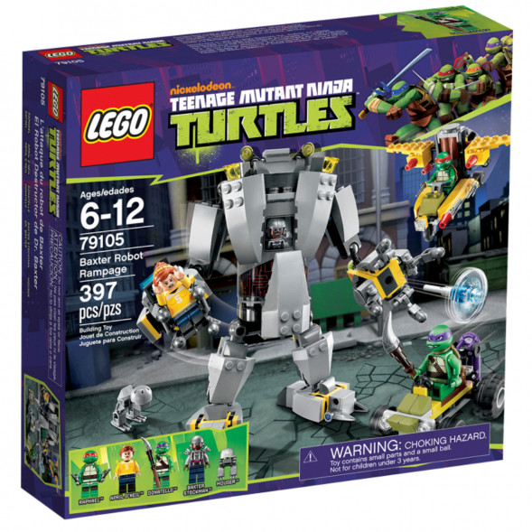 Конструктор LEGO Teenage Mutant Ninja Turtle 79105 Нападение робота Бакстера в Омске