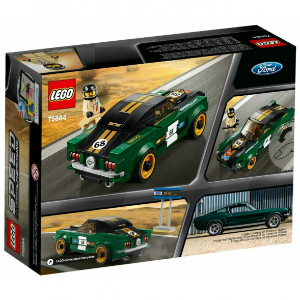 Конструктор LEGO Speed Champions 75884 1968 Ford Mustang Fastback в Омске