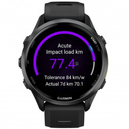 Умные часы Garmin Forerunner 970 Carbon Gray DLC Titanium ремешок Black/Translucent Whitestone 010-02969-10