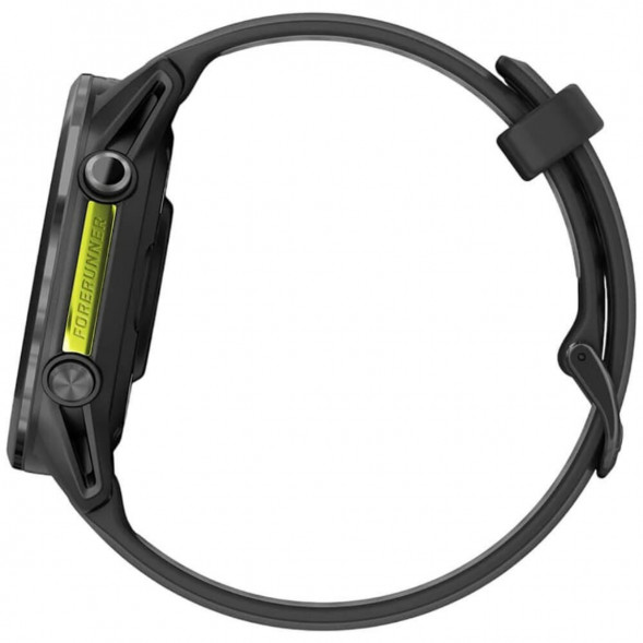 Умные часы Garmin Forerunner 970 Carbon Gray DLC Titanium ремешок Black/Translucent Whitestone 010-02969-10 в Омске