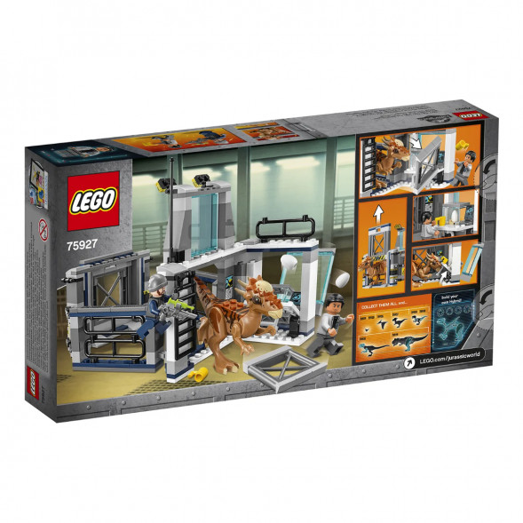 Конструктор LEGO Jurassic World 75927 Побег стигимолоха из лаборатории в Омске
