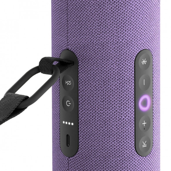 Умная портативная колонка Яндекс Станция Стрит с Алисой, фиолетовый в Омске