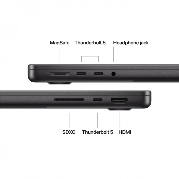 Ноутбук Apple MacBook Pro 14 2026 MGDR4 (M5 Pro 16-Core GPU, 24GB/1TB), Черный космос/Space Black в Омске