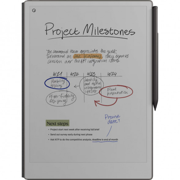 Графический планшет reMarkable Paper Pro + Стилус MarkerPlus + Чехол Book Folio Pro (Basalt) в Омске