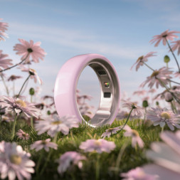 Умное кольцо Oura Ring 4 Ceramic (размер 9), Розовый/Petal