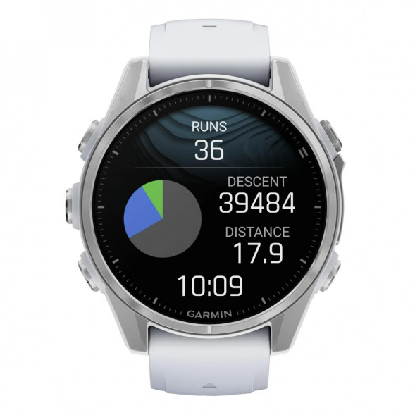 Умные часы Garmin Fenix 8, 43 mm, Whitestone 010-02903-00 в Омске