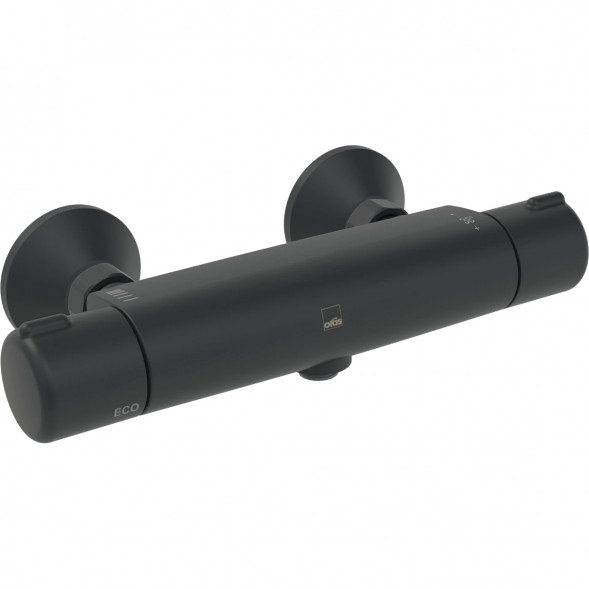 Термостатический смеситель для душа Oras Nova (7460-33), матовый чёрный в Омске
