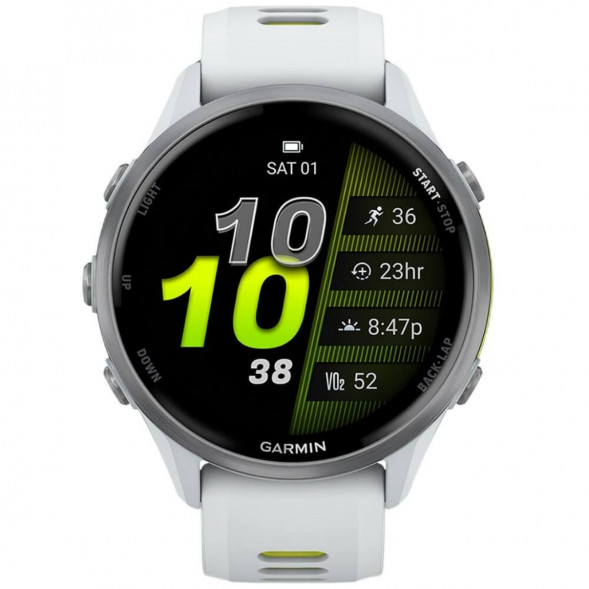 Умные часы Garmin Forerunner 970 Titanium Whitestone/Translucent Amp Yellow Band 010-02969-11 в Омске