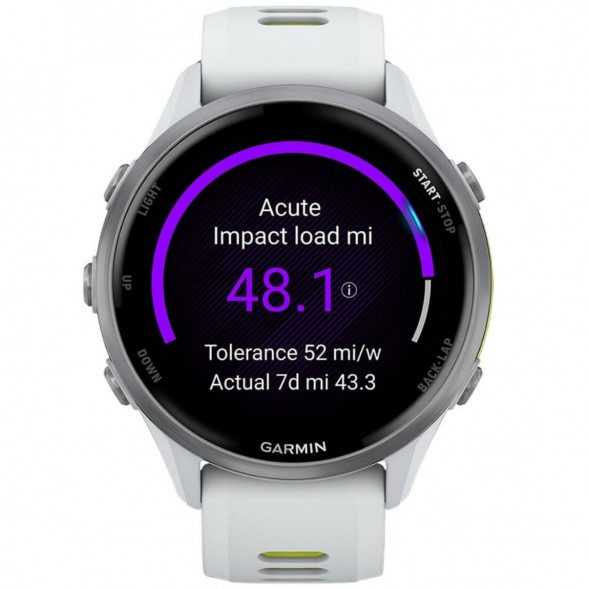 Умные часы Garmin Forerunner 970 Titanium Whitestone/Translucent Amp Yellow Band 010-02969-11 в Омске