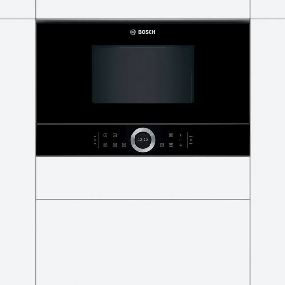 Встраиваемая микроволновая печь Bosch BFR634GB1, черный в Омске