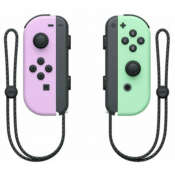 Геймпад Nintendo Switch Joy-Con controllers Duo, пастельный пурпурный / пастельный зеленый в Омске