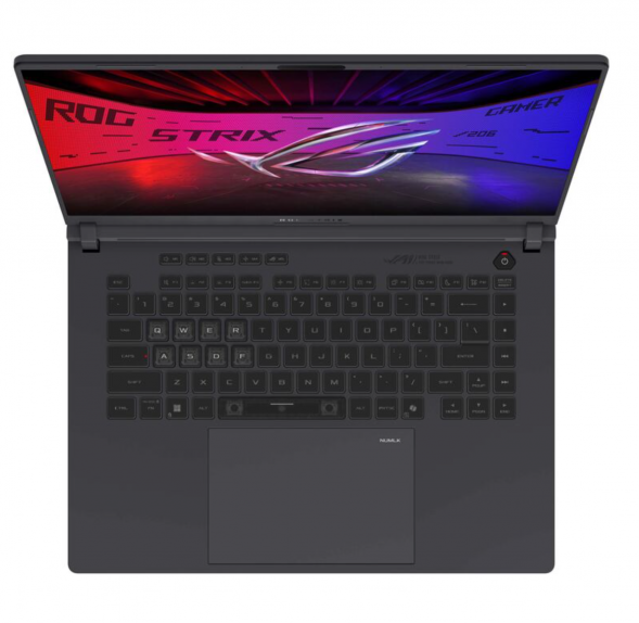 Ноутбук ASUS ROG Strix G16 2025 G615LR-S5222 (Intel Core Ultra 9 275HX 2700MHz/16&amp;quot;/2560x1600/32Gb/1Tb/NVIDIA GeForce RTX 5070Ti/Без ОС) Серый в Омске